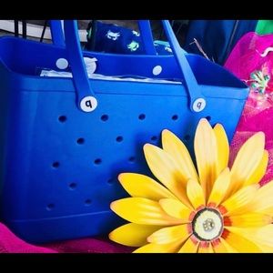 Royal Blue Eyed Large Original Bogg Bag